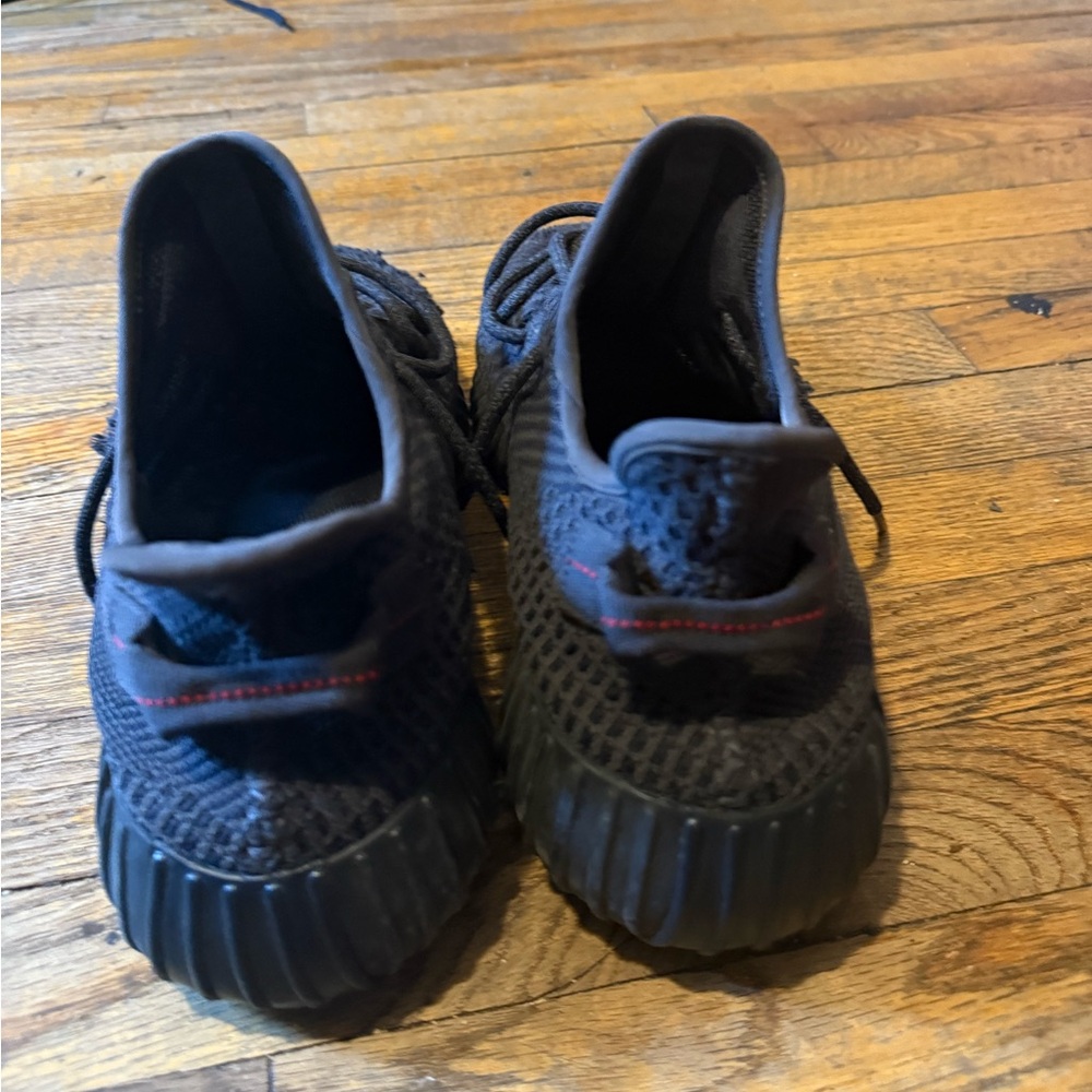 Yeezy Black and Red Sneakers